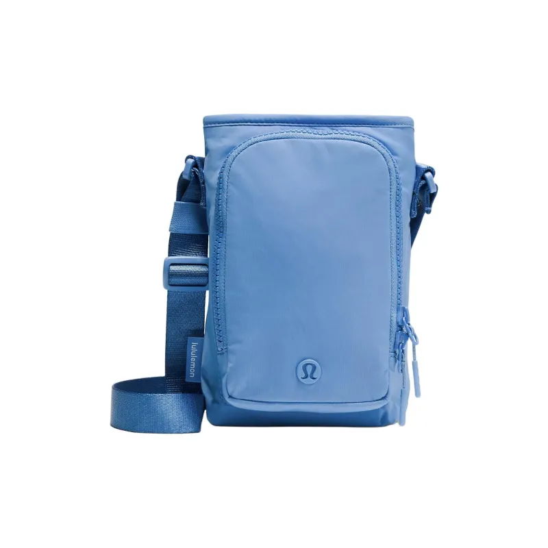 Lululemon Nylon Shoulder Bag, Crossbody Bag Unisex Ocean Blue-0