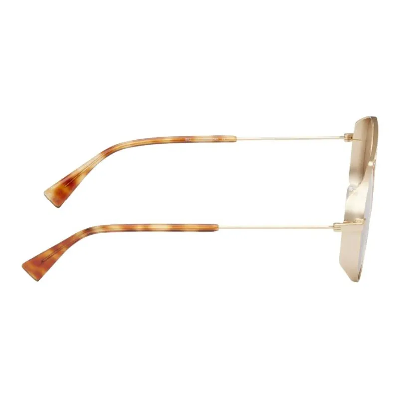 A.P.C Metal Aviator Sunglasses Unisex Gold-1