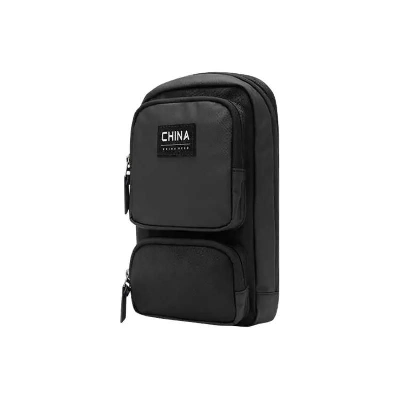 Anta Fabric Sling Bag Unisex Basic Black-2