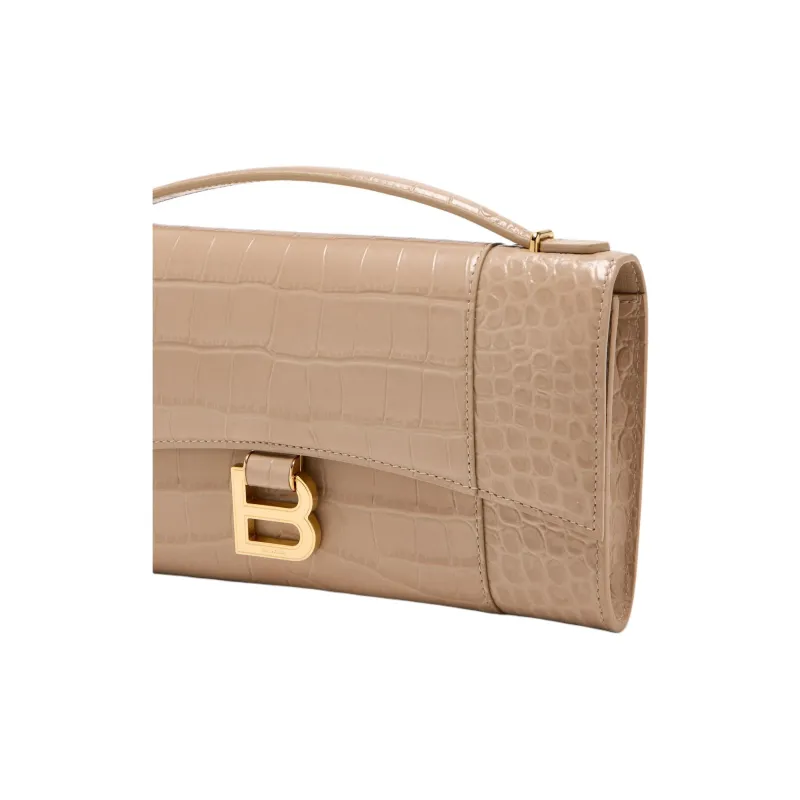 Balenciaga Calfskin Handbag Women's Beige-3