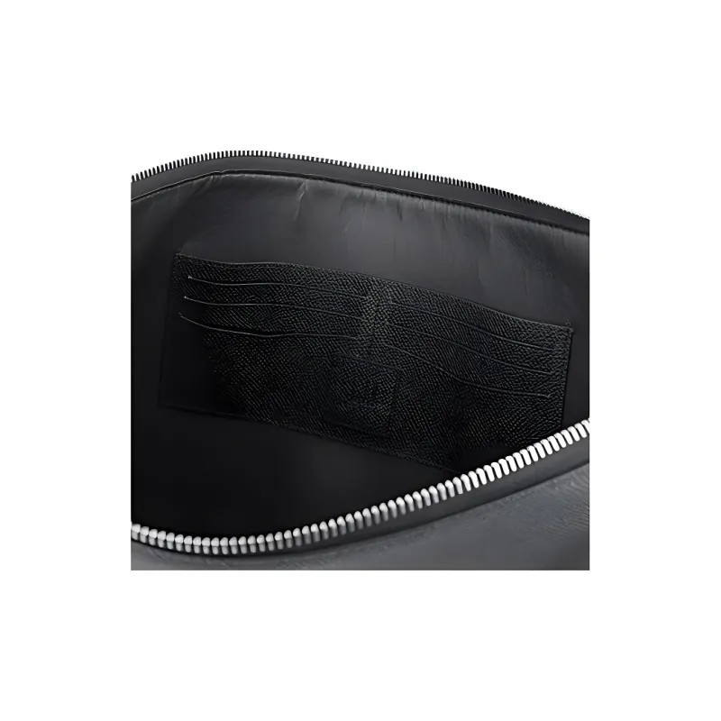 Dunhill Leather Clutch Men's Black-2