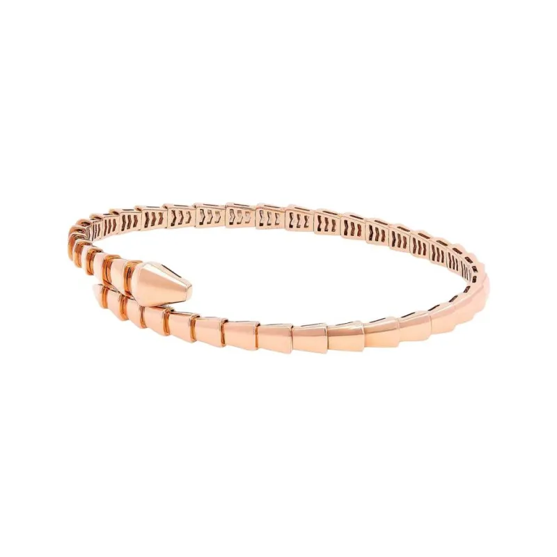 BVLGARI 18K Rose Gold Bangles Women's Pink Gold-1
