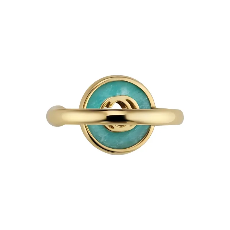 GUCCI 18K Gold, Diamond Rings Unisex Gold-2
