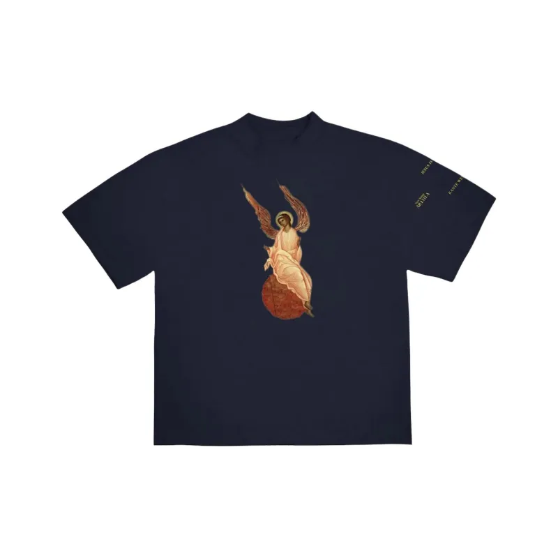 Kanye West T Shirt Men's Marine Blue-0