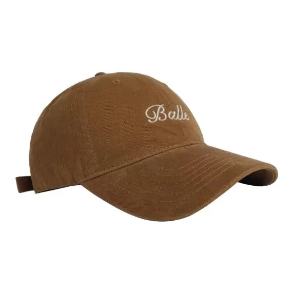 FREE RABBITⅡ Korean Style Fashion Versatile Letter Embroidery Baseball Caps Unisex-13
