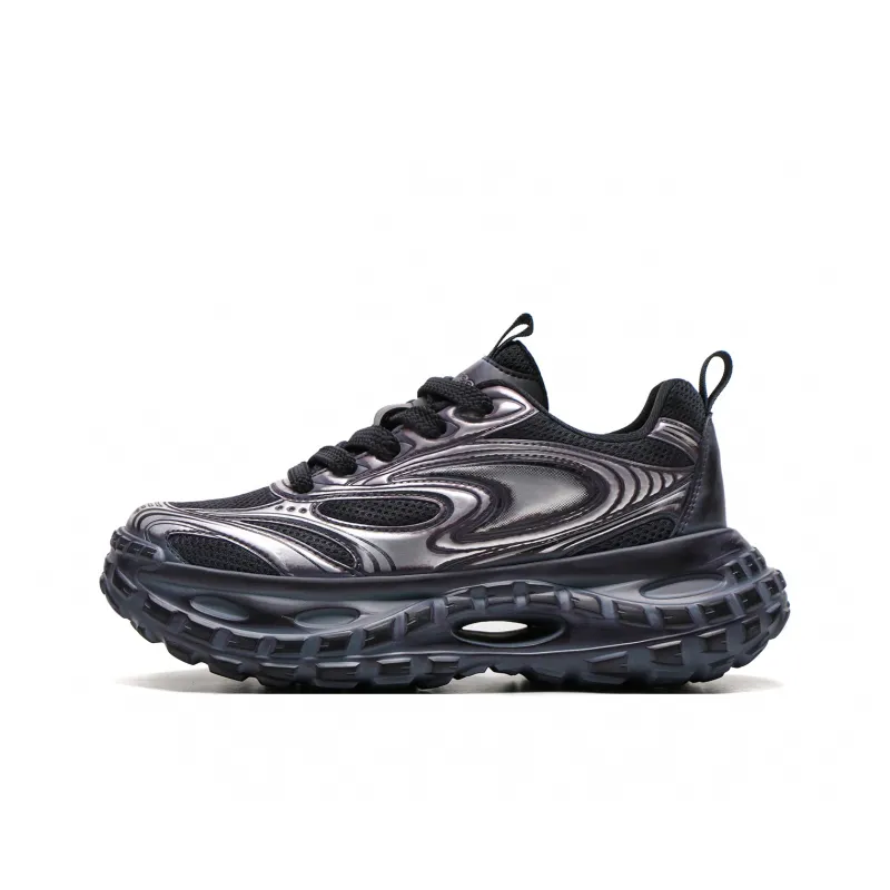Meixi Slip Resistant, Abrasion Resistant, Breathable Low Top Chunky Sneakers Men's-3