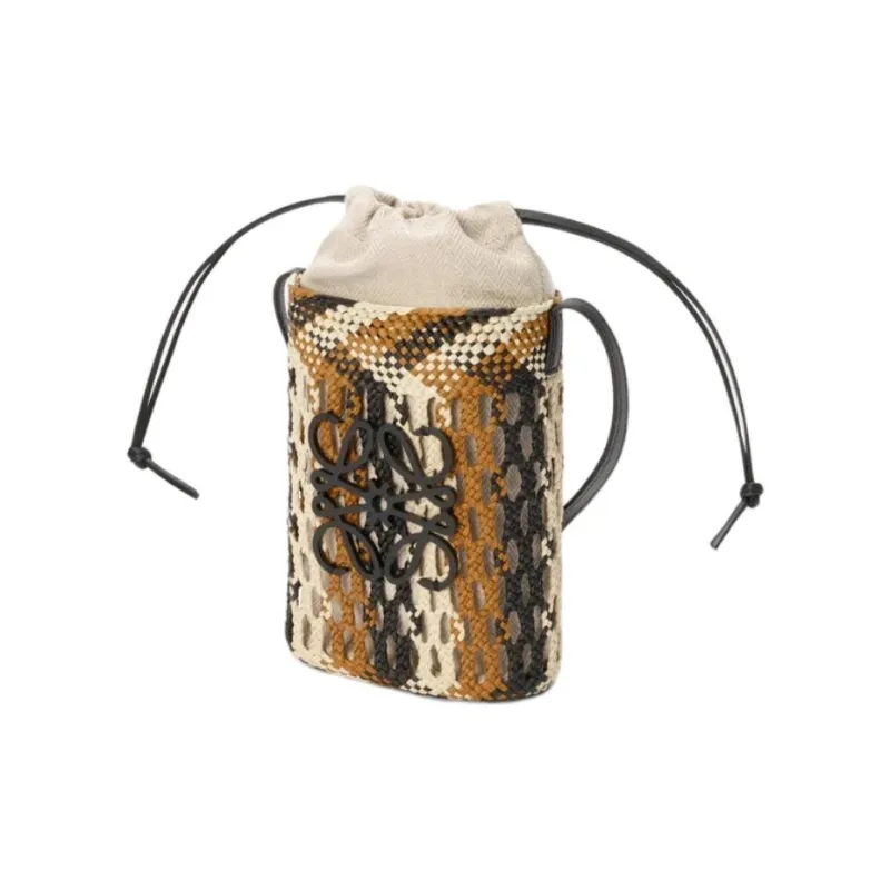 LOEWE Palm Crossbody Bag, Shoulder Bag Women's Chocolates With Ochre-1