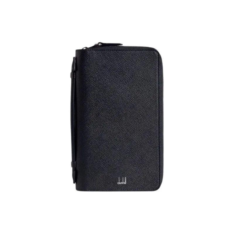 Dunhill Leather Wallet Men's Black-0