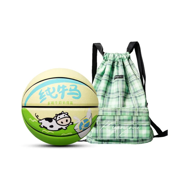 Kuangmi PU Basketball Yellow Size 5/Size 6/Size 7 Ball Street Training Unisex-10