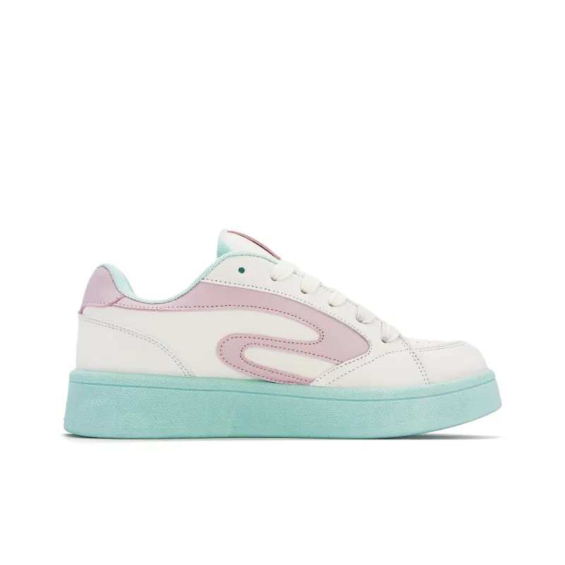 ALI THE FOX Skateboard Shoes Women's Low Top Mint Green-4