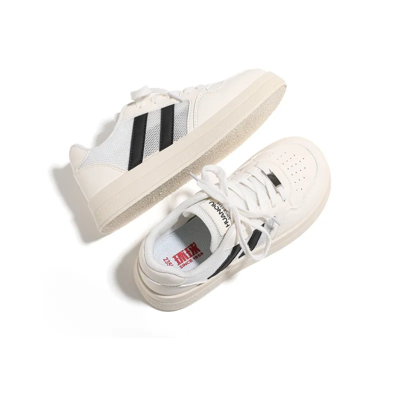 HUANQIU Abrasion Resistant Balance Lightweight Low Top Skateboard Shoes Women's-4