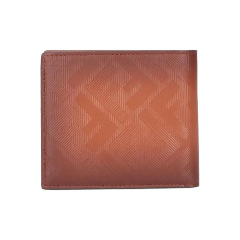 FENDI Leather Wallet Men's Brown-1
