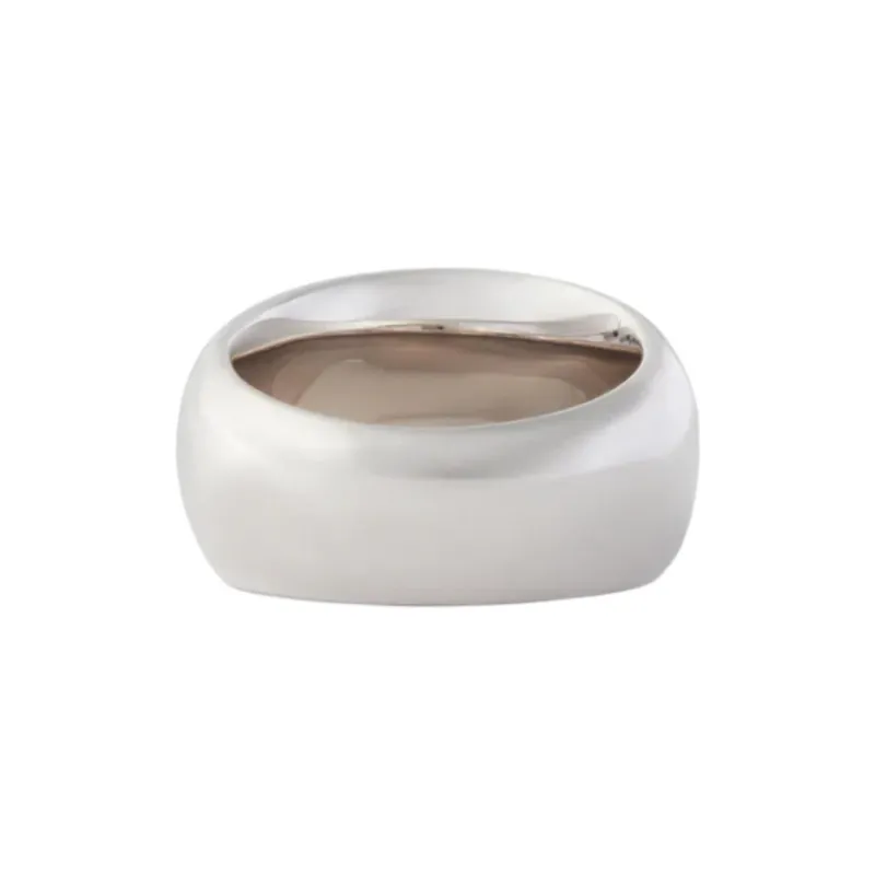 TOM WOOD Silver Ice Band Ring-1