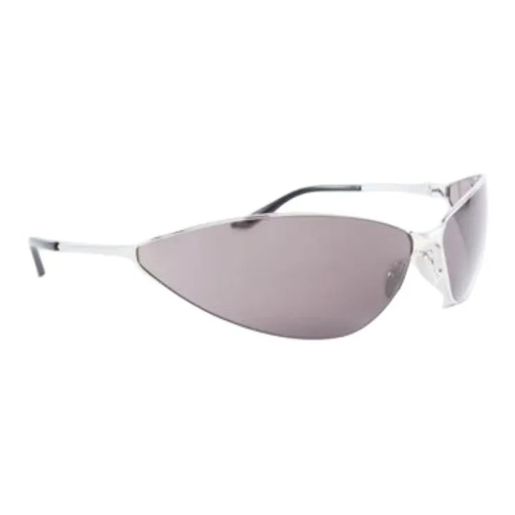 Balenciaga Metal Cat Eye Sunglasses Men's Silver-1