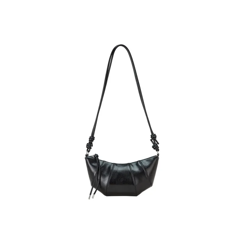 ROBERTA DI CAMERINO Cow Leather Shoulder Bag Regular Women's Coffee/Black-5