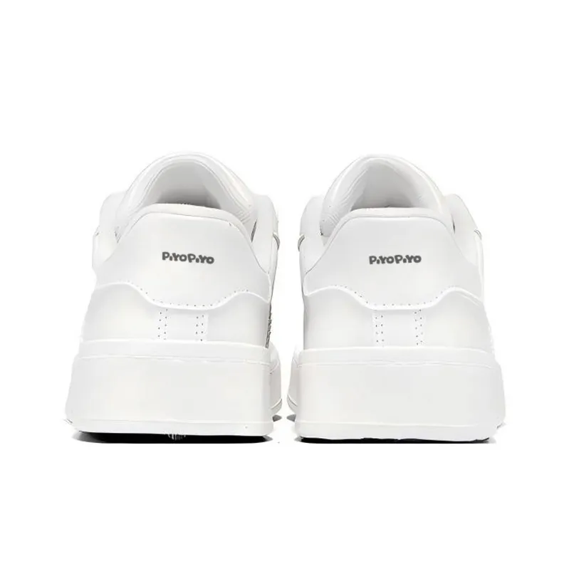 PIYOPIYO Low Top Skateboard Shoes Women's White-3