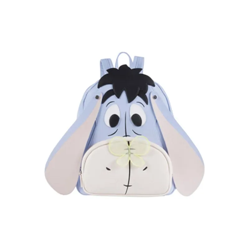Disney Polyurethane Backpack Women's Blue-0