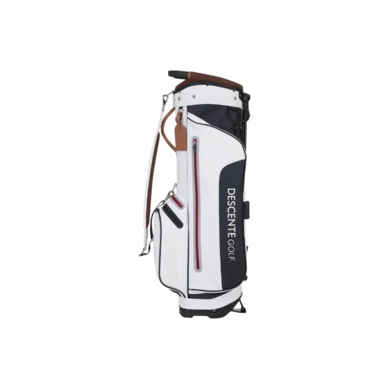 DESCENTE GOLF Polyurethane Storage Bag Unisex Bright White-1