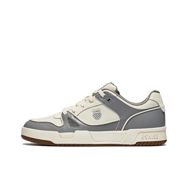 KSWISS Low Top Skateboard Shoes Men's Tofu White-0