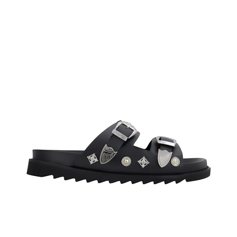 TOGA VIRILIS Slide Slippers Men's Black-1