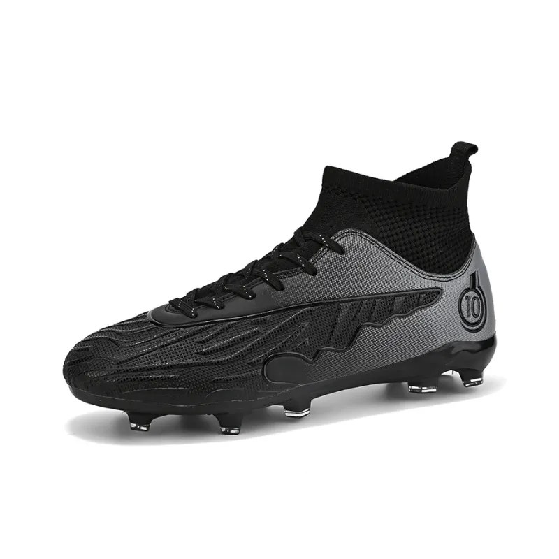 BIANSULONG FG Rubber Long Studs Artificial Ground Breathable Support Impact Resistant Soccer Shoes Unisex-12