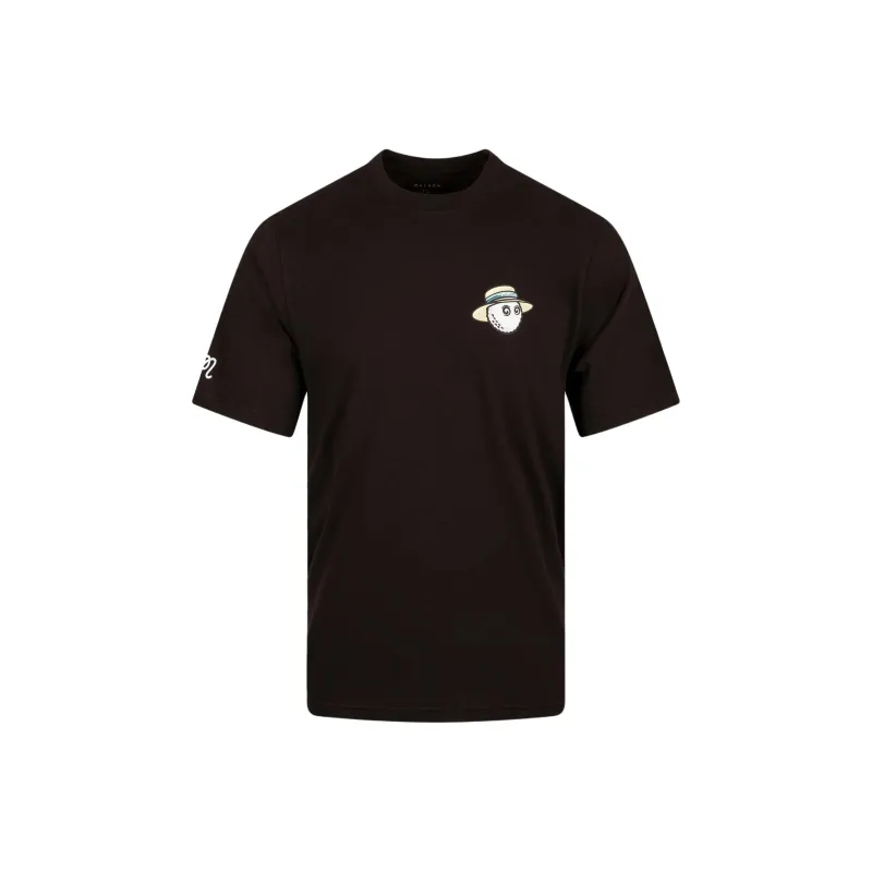 Malbon Golf T Shirt Men's Black-0