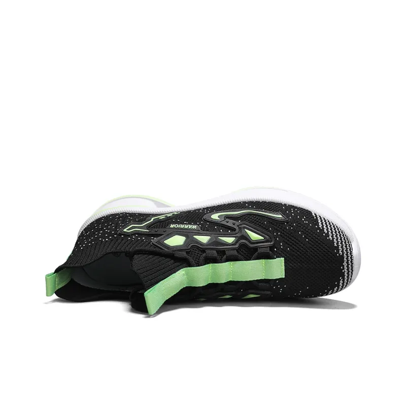 WARRIOR Running Shoes Men Low Top Green-2