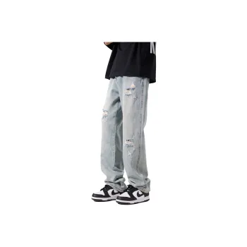 FAIRWHALE Jeans Unisex Light Blue