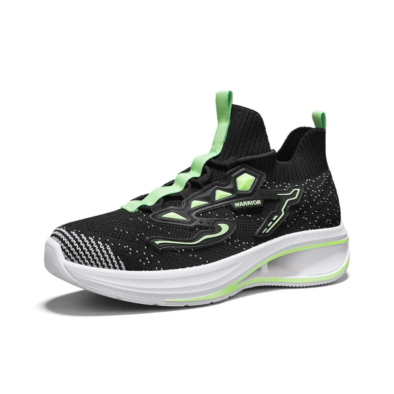 WARRIOR Running Shoes Men Low Top Green-1