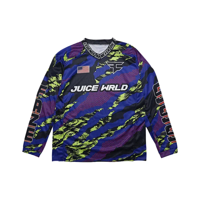 Juice Wrld x FAZE CLAN T Shirt Men's Multicolor-0