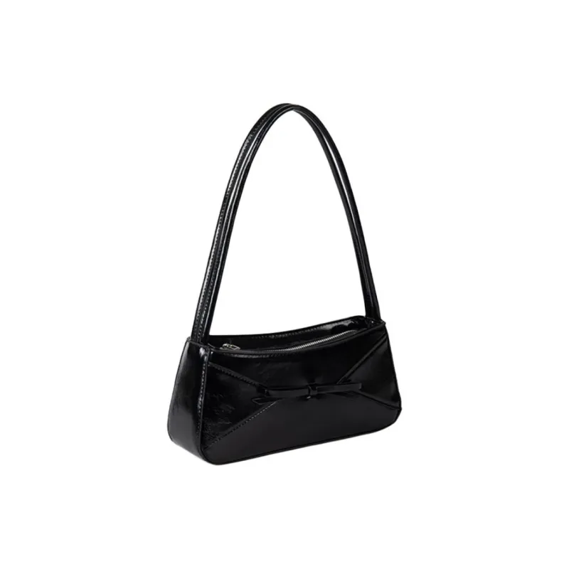 HAWA PU Shoulder Bag Women's White/Black/Red-10