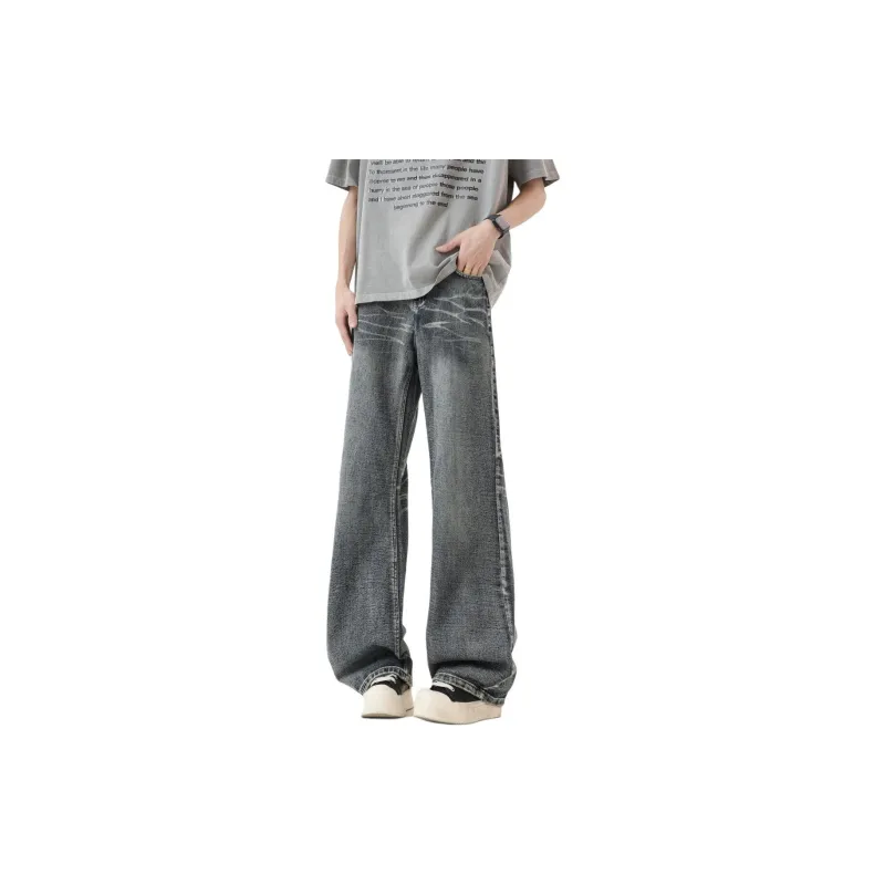DARK HORSE Jeans Unisex Black Gray Color-0