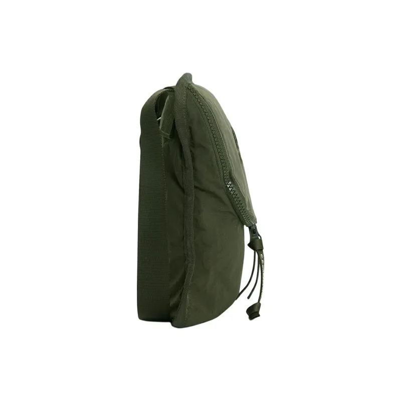 C.P.Company Polyamide Shoulder Bag, Crossbody Bag Men's Khaki Green-2
