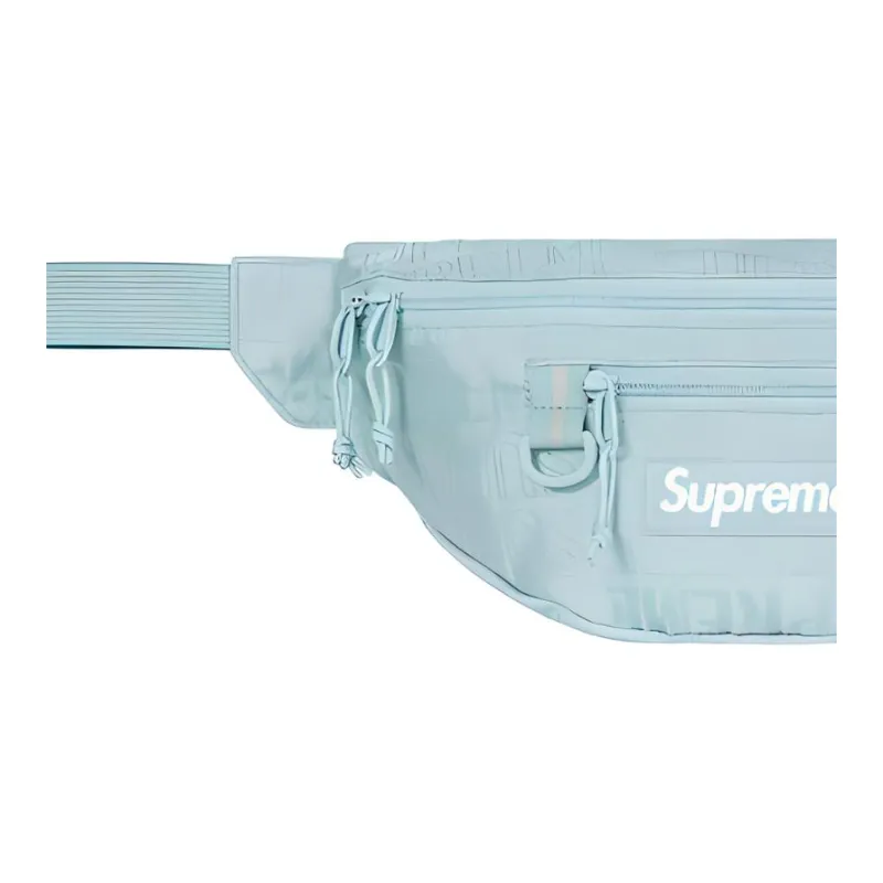 Supreme SS19 Nylon Sling Bag, Fanny Pack Unisex Ice Blue-2
