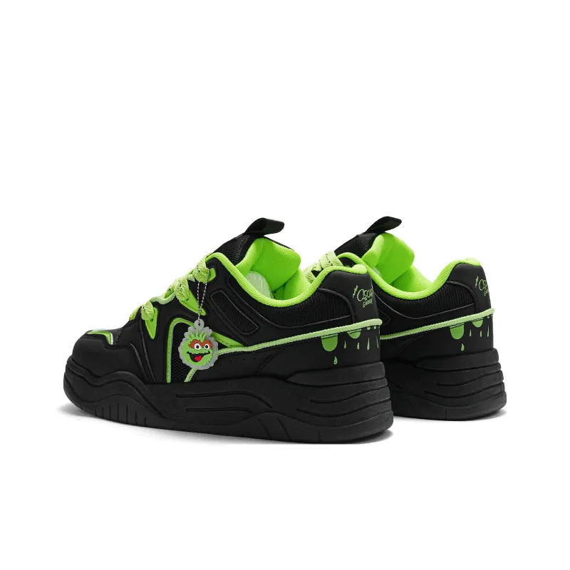 SESAME STREET Height Increasing Balance Impact Resistance Lightweight Breathable Slip Resistant Skateboard Shoes Unisex-16
