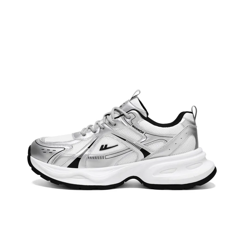 Warrior Abrasion Resistant Lightweight Height Increasing Low Top Chunky Sneakers Unisex-0