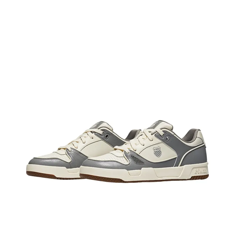 KSWISS Low Top Skateboard Shoes Men's Tofu White-1