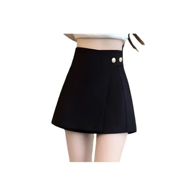 Bejirog Casual Shorts Women's Black-0