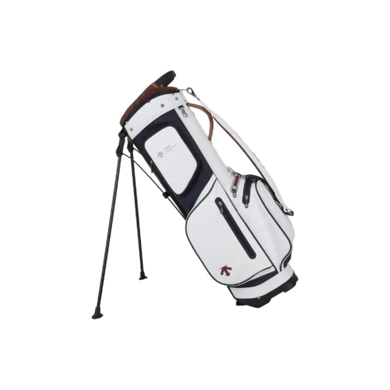 DESCENTE GOLF Polyurethane Storage Bag Unisex Bright White-6