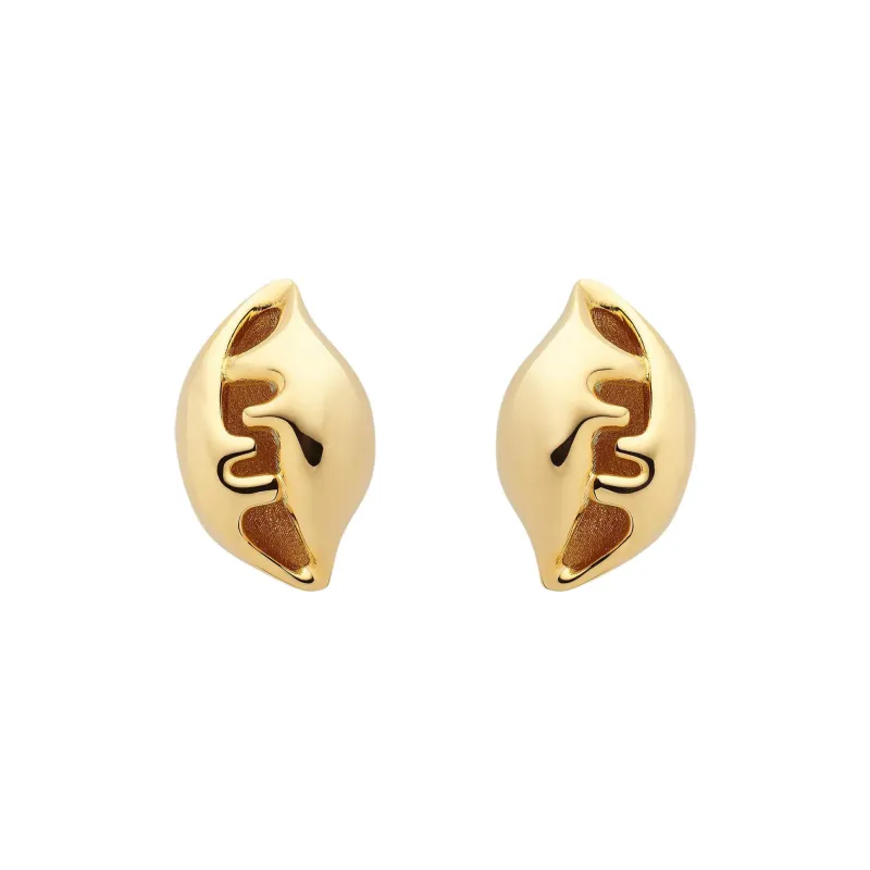 FENDI Brass Earrings Women's Gold-0