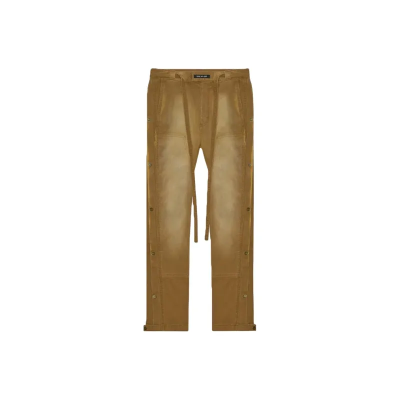 Fear Of God Cargo Pants Men's Orange Yellow-0