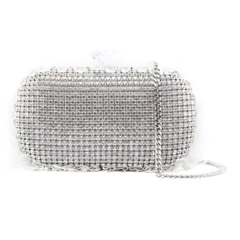 Self portrait Crystal Lace detail Clutch Bag