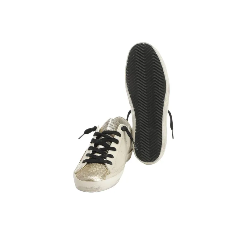 Golden Goose Super Star Low Top Skateboard Shoes Women's Beige-4