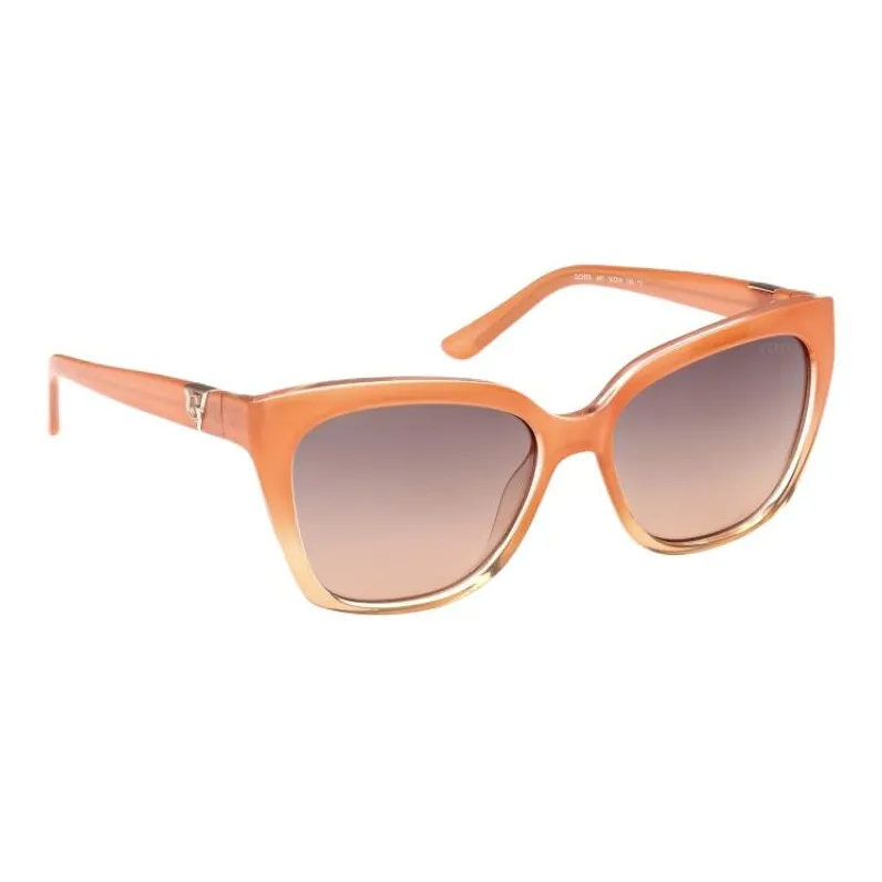GUESS Injection Cat Eye Sunglasses Women's Orange-3