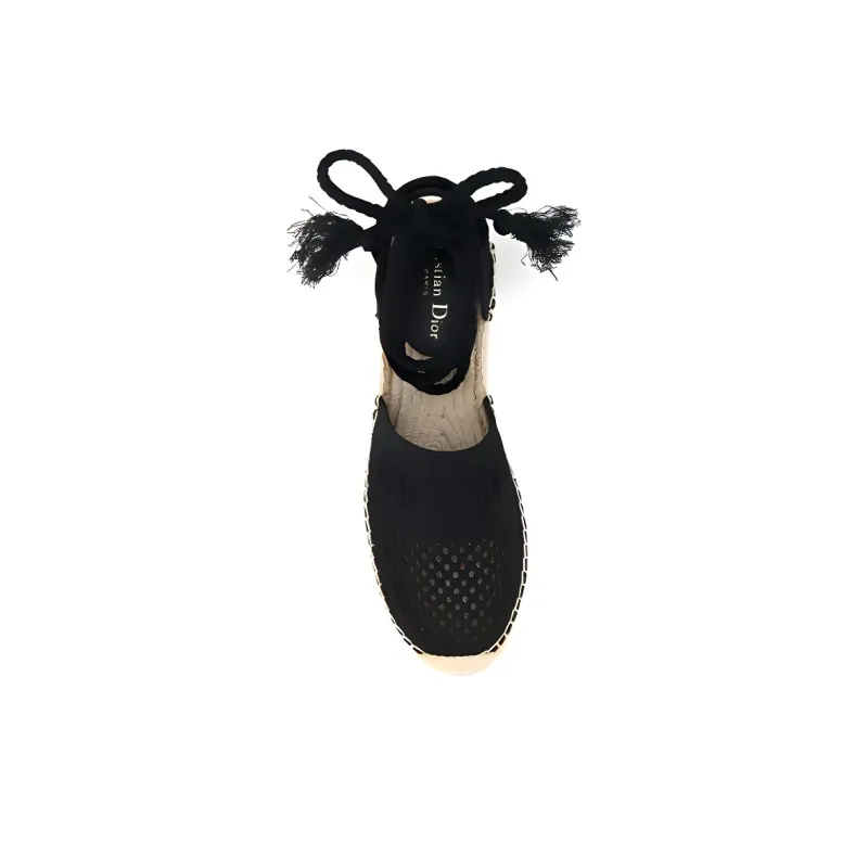 DIOR Granville CHRISTIAN Casual Single Shoes Women's Black-2