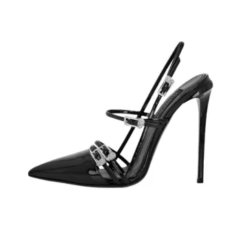 PHILIPP PLEIN Slim Heel High Heels Women's Black