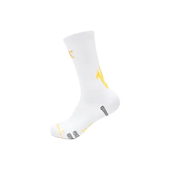 QIAODAN Feiying Knee High Socks Women's 1 Pack Jordan White