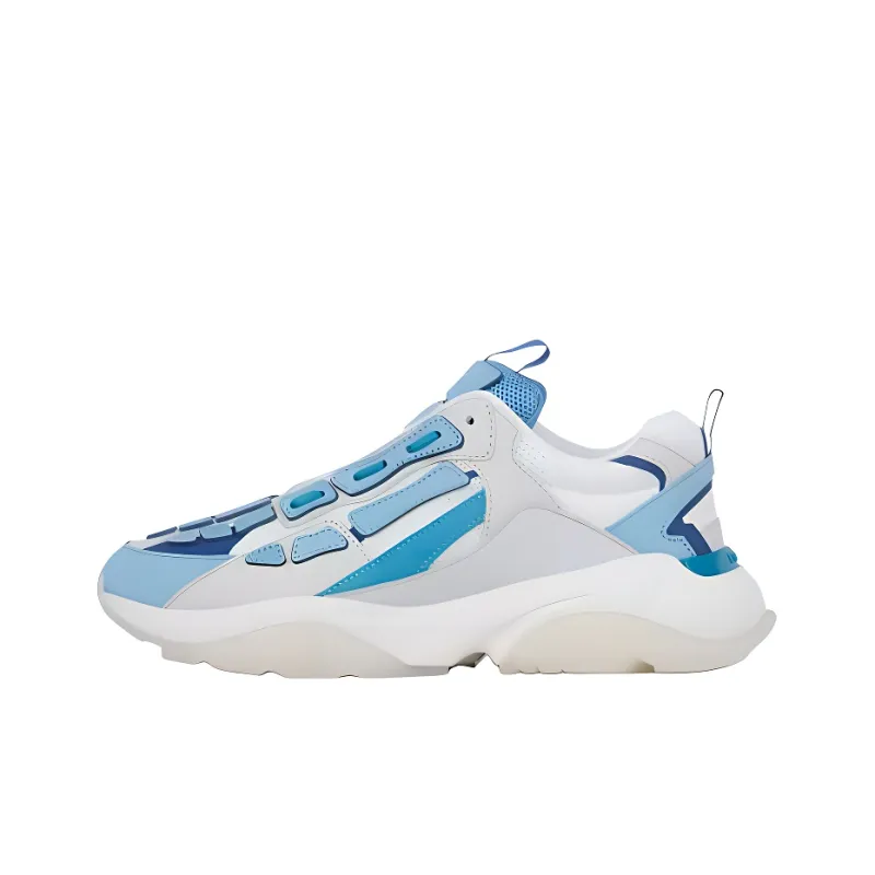 AMIRI Bone Runner Low Top Casual Shoes Men's Blue-0