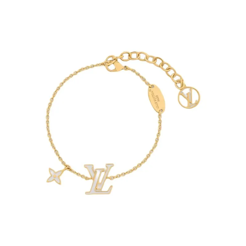 LOUIS VUITTON Enamel, Metal Bracelets Women's Gold-0