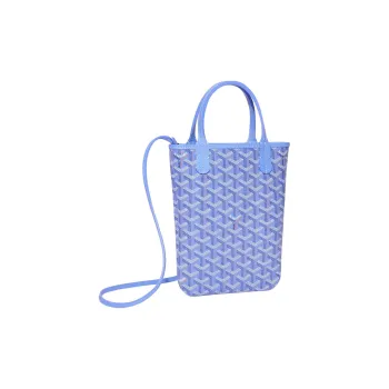 GOYARD Canvas Tote Bag, Shopping Bag, Shoulder Bag, Crossbody Bag, Handbag Trumpets Women's Iris Purple